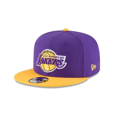 Sapca New Era Los Angeles Lakers NBA Two Tone 9FIFTY Snapback - Violet